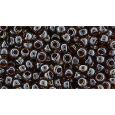 Круглый бисер ТОХО 8/0 Transparent-Lustered Smoky Topaz (114) - 250гр