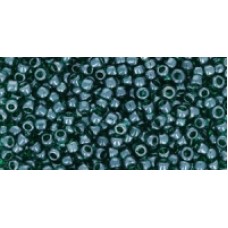 Круглый бисер ТОХО 8/0 Transparent-Lustered Green Emerald (118) - 250гр Круглый бисер ТОХО 8/0 Transparent-Lustered Green Emerald (118) - 250гр
