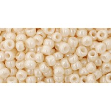 Круглый бисер ТОХО 8/0 Opaque-Lustered Lt Beige (123) - 250гр