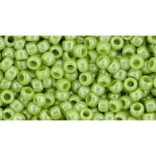 Японский круглый бисер TOHO Beads 8/0 Opaque-Lustered Sour Apple (131)