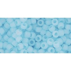 Круглый бисер ТОХО 8/0 Ceylon Frosted Aqua (143F) - 250гр