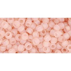 Круглый бисер ТОХО 8/0 Transparent-Rainbow-Frosted Rosaline (169F) - 250гр