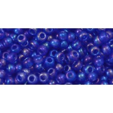 Круглый бисер ТОХО 8/0 Transparent-Rainbow Sapphire (178) - 250гр