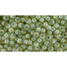 Круглый бисер ТОХО 8/0 Inside-Color Rainbow Crystal/Blue Mint-Lined (1848) - 250гр