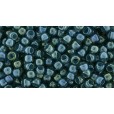 Круглый бисер ТОХО 8/0 Inside-Color Rainbow Capri/Aqua-Lined (1852) - 250гр
