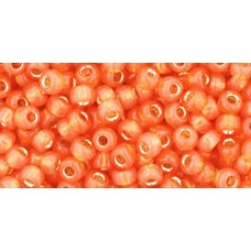 Круглый бисер ТОХО 8/0 Silver-Lined Milky Grapefruit (2112) - 250гр