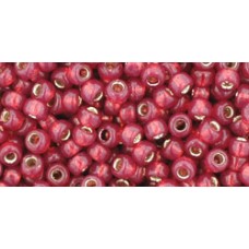 Японский круглый бисер TOHO Beads 8/0 Silver-Lined Milky Pomegranate (2113)