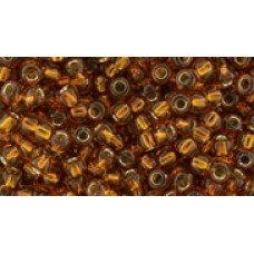 Круглый бисер ТОХО 8/0 Silver-Lined Marmalade (2154S) - 250гр