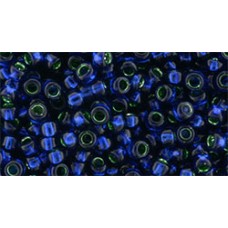Круглый бисер ТОХО 8/0 Silver-Lined Navy (2203) - 250гр