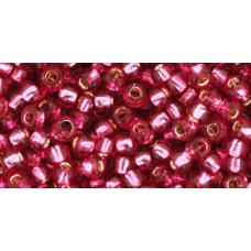 Круглый бисер ТОХО 8/0 Silver-Lined Mauve (2218) - 250гр