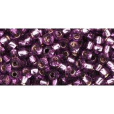 Круглый бисер ТОХО 8/0 Silver-Lined Lt Grape (2219) - 250гр