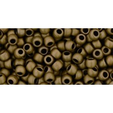 Круглый бисер ТОХО 8/0 Frosted Antique Bronze (223F) - 250гр