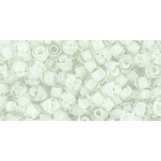 Круглый бисер ТОХО 8/0 Reflection - White (2500) - 250гр