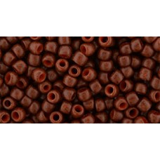 Круглый бисер ТОХО 8/0 Semi Glazed - Burnt Orange (2610F) - 250гр