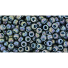 Круглый бисер ТОХО 8/0 Semi Glazed Rainbow - Blue Turquoise (2635F) - 250гр