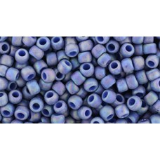 Круглый бисер ТОХО 8/0 Semi Glazed Rainbow - Soft Blue (2636F) - 250гр