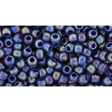 Круглый бисер ТОХО 8/0 Semi Glazed Rainbow - Navy Blue (2637F) - 250гр