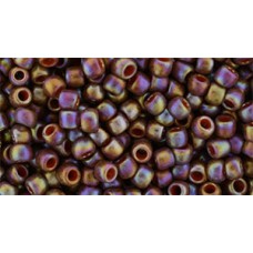 Круглый бисер ТОХО 8/0 Semi Glazed Rainbow - Burnt Orange (2640F) - 250гр