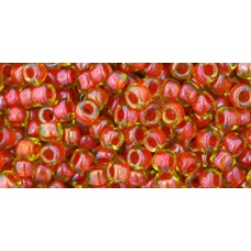 Круглый бисер ТОХО 8/0 Inside-Color Jonquil/Hyacinth-Lined (303) - 250гр