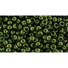 Круглый бисер ТОХО 8/0 Gold-Lustered Fern (333) - 250гр