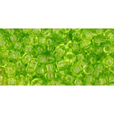 Круглый бисер ТОХО 8/0 Transparent Lime Green (4) - 250гр