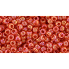 Японский круглый бисер TOHO Beads 8/0 Opaque-Rainbow Pumpkin (410)