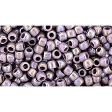 Японский круглый бисер TOHO Beads 8/0 Opaque-Rainbow Lavender (412)
