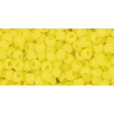 Круглый бисер ТОХО 8/0 Opaque-Frosted Dandelion (42F) - 250гр