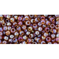 Круглый бисер ТОХО 8/0 Gold-Lustered Root Beer (454) - 250гр