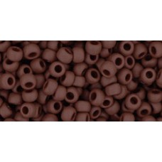 Круглый бисер ТОХО 8/0 Opaque-Frosted Oxblood (46F) - 250гр