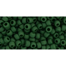 Круглый бисер ТОХО 8/0 Opaque-Frosted Pine Green (47HF) - 250гр