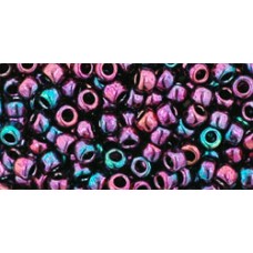 Круглый бисер ТОХО 8/0 Higher-Metallic Iris - Violet (504) - 250гр