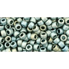 Круглый бисер ТОХО 8/0 Higher-Metallic Frosted Blue Haze (512F) - 250гр