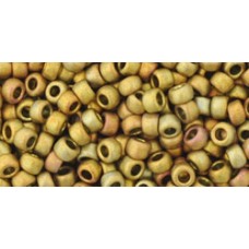 Круглый бисер ТОХО 8/0 Higher-Metallic Frosted Carnival (513F) - 250гр