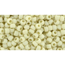 Круглый бисер ТОХО 8/0 Opaque-Frosted Lt Beige (51F) - 250гр