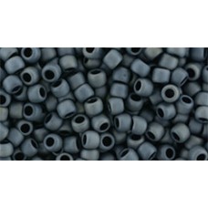 Круглый бисер ТОХО 8/0 Matte-Color Gun Metal (612) - 250гр