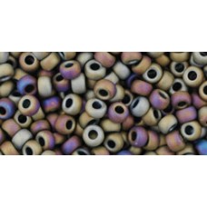 Круглый бисер ТОХО 8/0 Matte-Color Iris - Brown (614) - 250гр