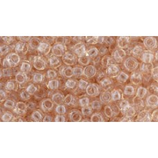 Круглый бисер ТОХО 8/0 Transparent Lt Rosaline (630) - 250гр