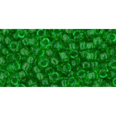 Круглый бисер ТОХО 8/0 Transparent Peridot (7) - 250гр