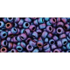 Круглый бисер ТОХО 8/0 Matte-Color Iris - Blue (705) - 250гр