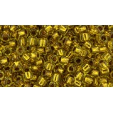 Круглый бисер ТОХО 8/0 Copper-Lined Marigold (745) - 250гр