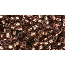 Круглый бисер ТОХО 8/0 Copper-Lined Lt Amethyst (746) - 250гр
