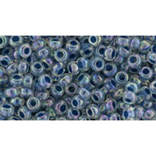 Круглый бисер ТОХО 8/0 Inside-Color Rainbow Crystal/Capri-Lined (782) - 250гр