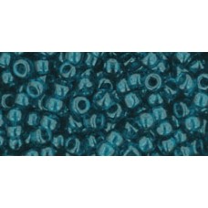 Круглый бисер ТОХО 8/0 Transparent Capri Blue (7BD) - 250гр