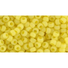 Японский круглый бисер TOHO Beads 8/0 Ceylon Frosted Lemon Chiffon (902F)
