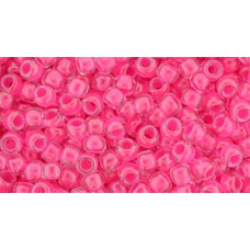 Круглый бисер ТОХО 8/0 Luminous Neon Pink (978) - 250гр