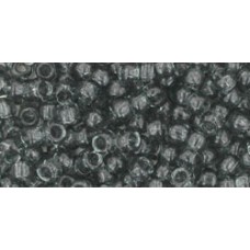 Круглый бисер ТОХО 8/0 Transparent Gray (9B) - 250гр
