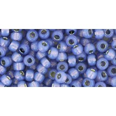 Круглый бисер ТОХО 8/0 PermaFinish - Silver-Lined Milky Sapphire (PF2123) - 250гр