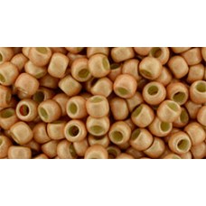 Круглый бисер ТОХО 8/0 PermaFinish - Matte Galvanized Rose Gold (PF551F) - 250гр