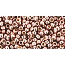 Круглый бисер ТОХО 8/0 PermaFinish - Galvanized Sweet Blush (PF552) - 250гр